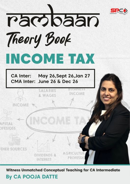 Picture of CA/CMA Inter Rambaan Theory Book – Income Tax (Jan, May, Jun, Sep, Dec 2026–2027 Edition)